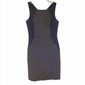 Banana Republic Polka Dot Dress Blue & White Sz 0